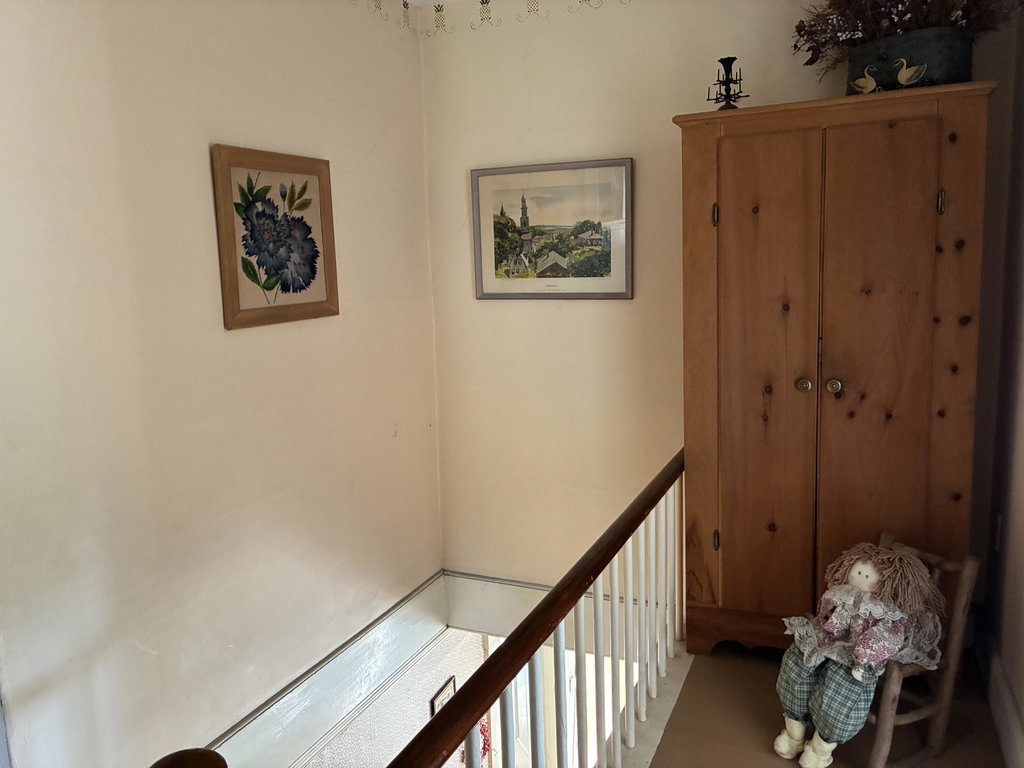 Second floor landing.