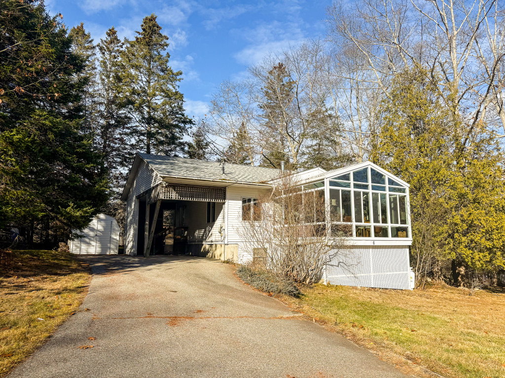 Paved driveway