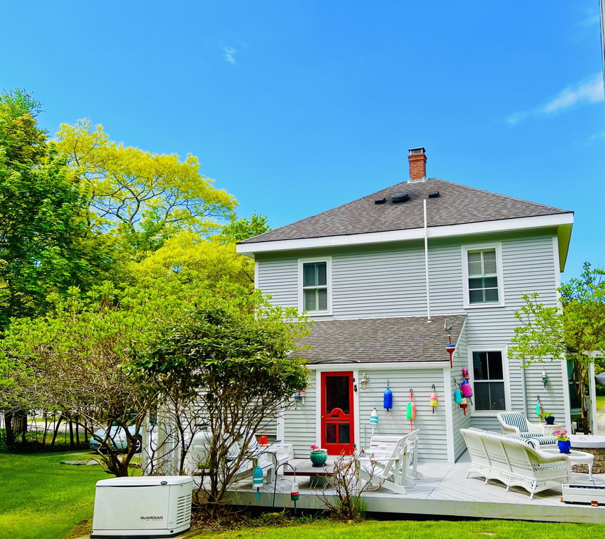 Exterior back