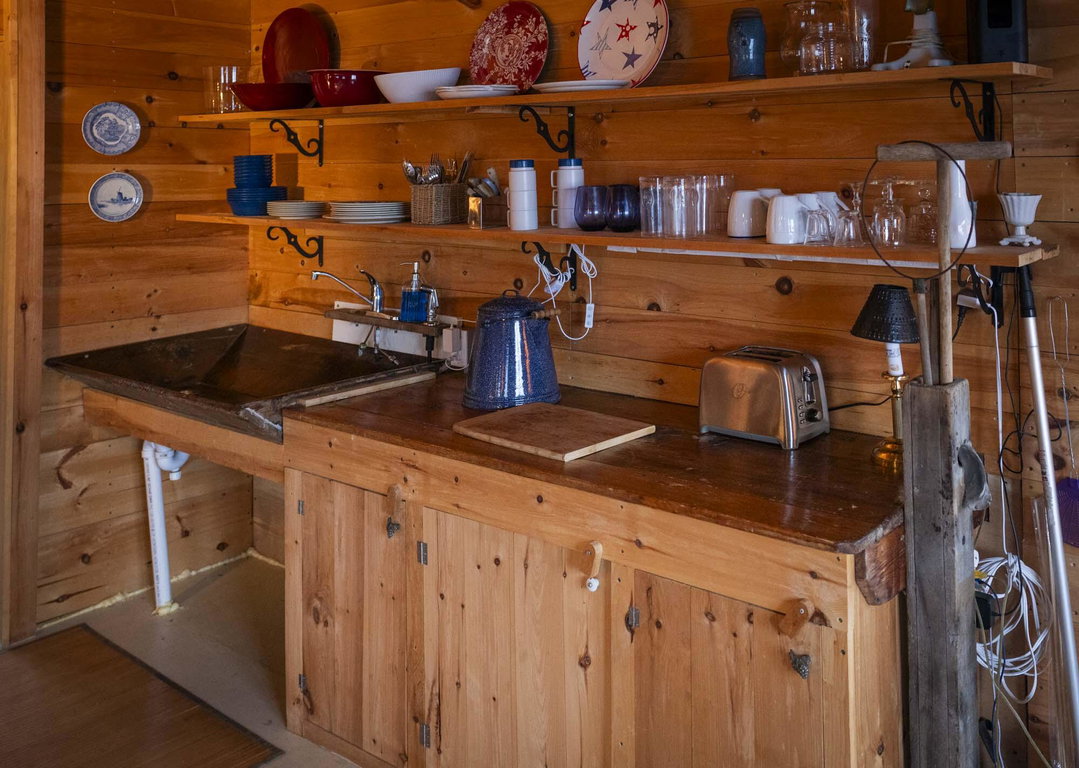 Boathouse interior