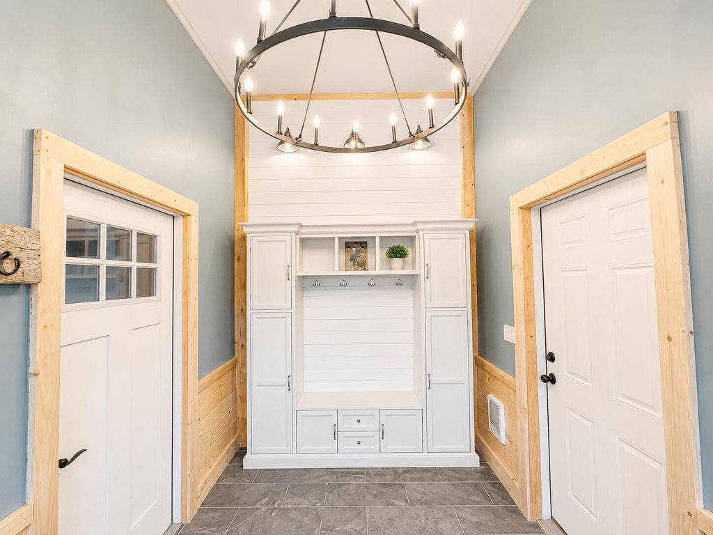 Entry way mudroom