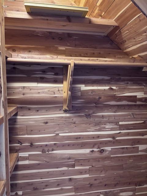 Primary suite cedar closet