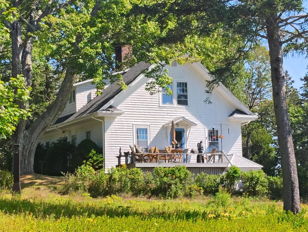 Deck side of house