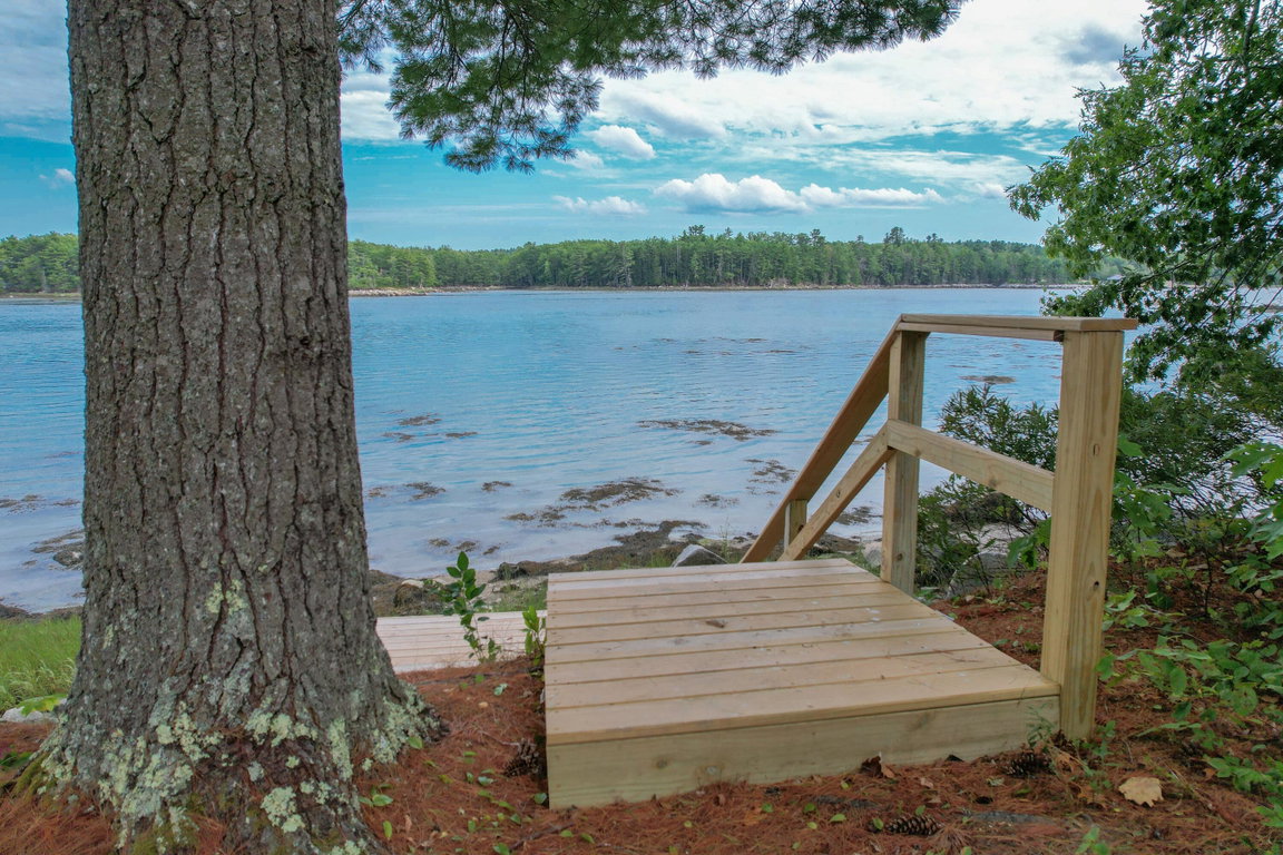 Stairs to deck