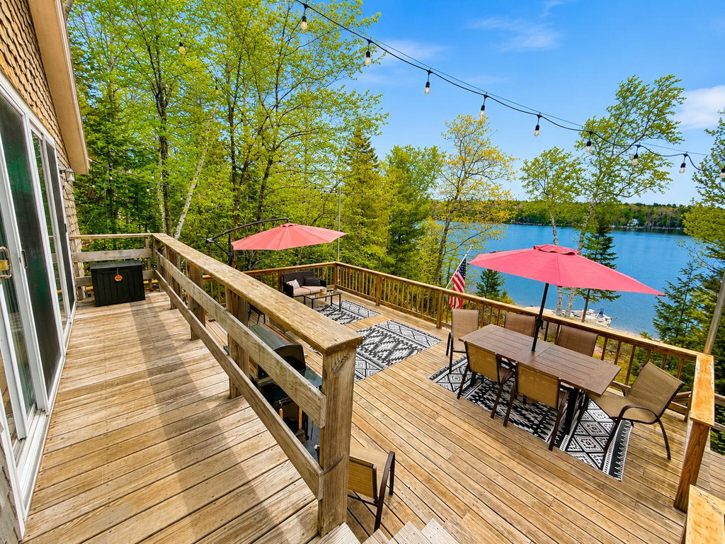 View of Beech Hill Pond off deck
