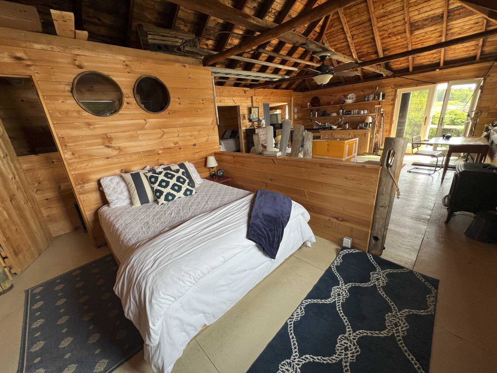 Boathouse interior